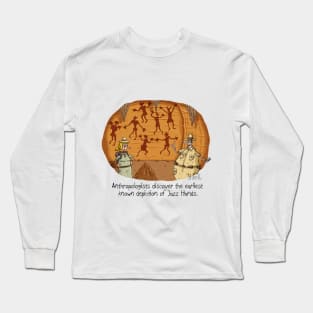 Cave Man Jazz Hand Long Sleeve T-Shirt